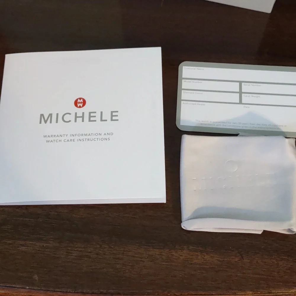 Authentic Michele Ascalon diamond watch